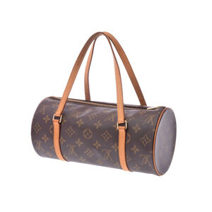Louis Vuitton Monogram Papillon Handbag Brown Pouch